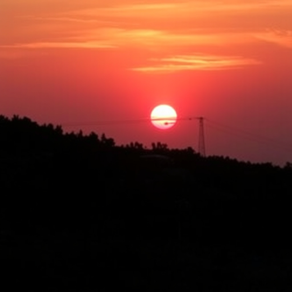 Sunset scenery